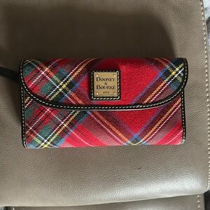 Dooney & Bourke Red Plaid Women's Wallet